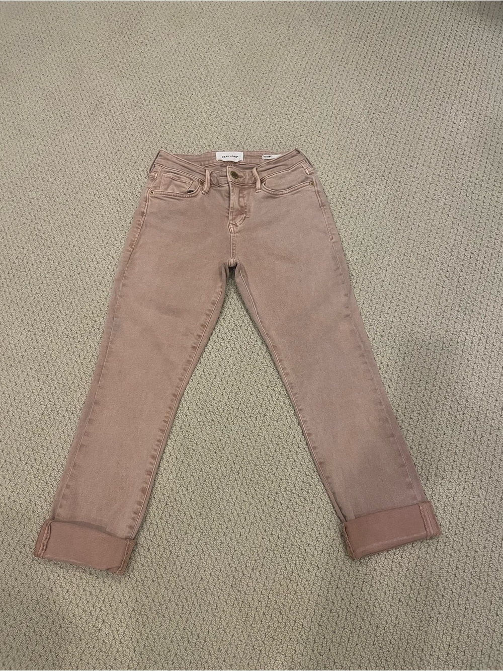 Dear John Crop Jeans in Dusty Rose